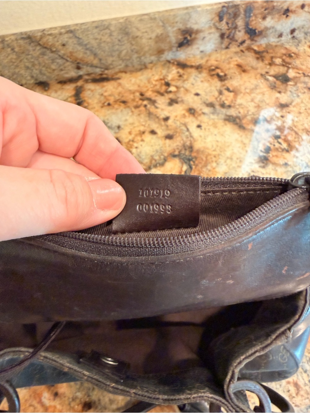 Gucci Brown Denim Small Tote - Picture 10 of 13